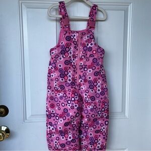•OshKosh B’Gosh• Flowered Snow Bib Overalls - Size 2T